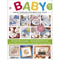 Revista punto de cruz baberos BABY nº 134  -