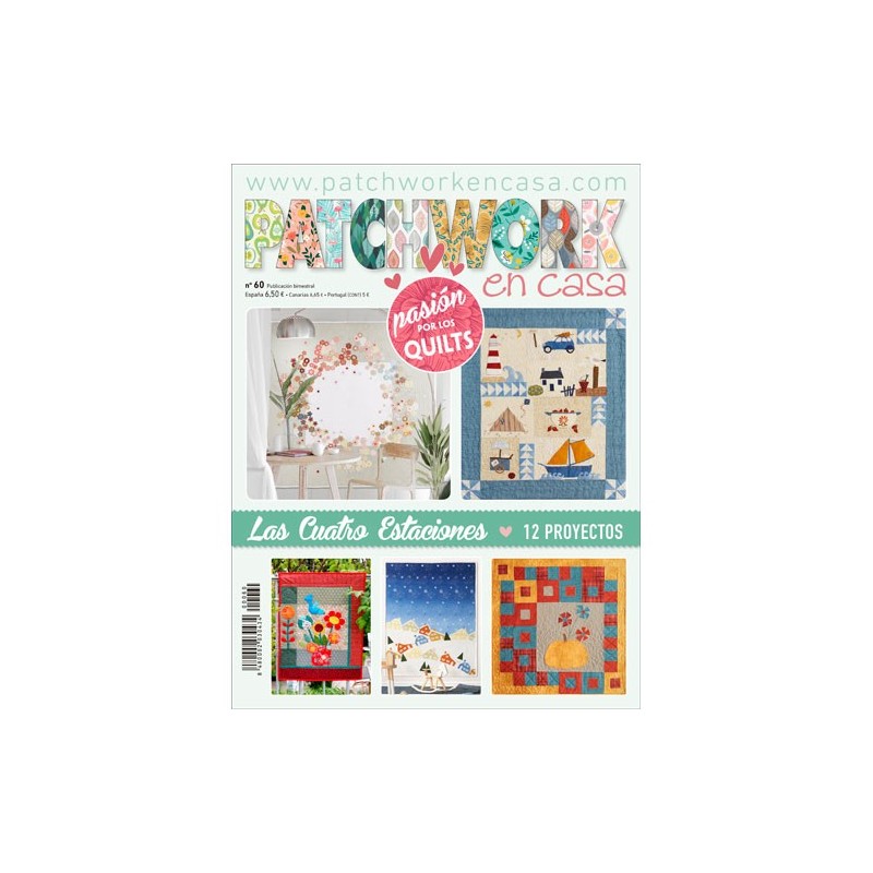 Patchwork en Casa nº 60 - Especial pasión por los quilts 4 estaciones