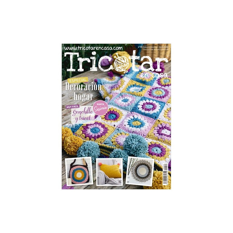 Revista Tricotar en Casa nº 33 - Incluye manta Susimiu