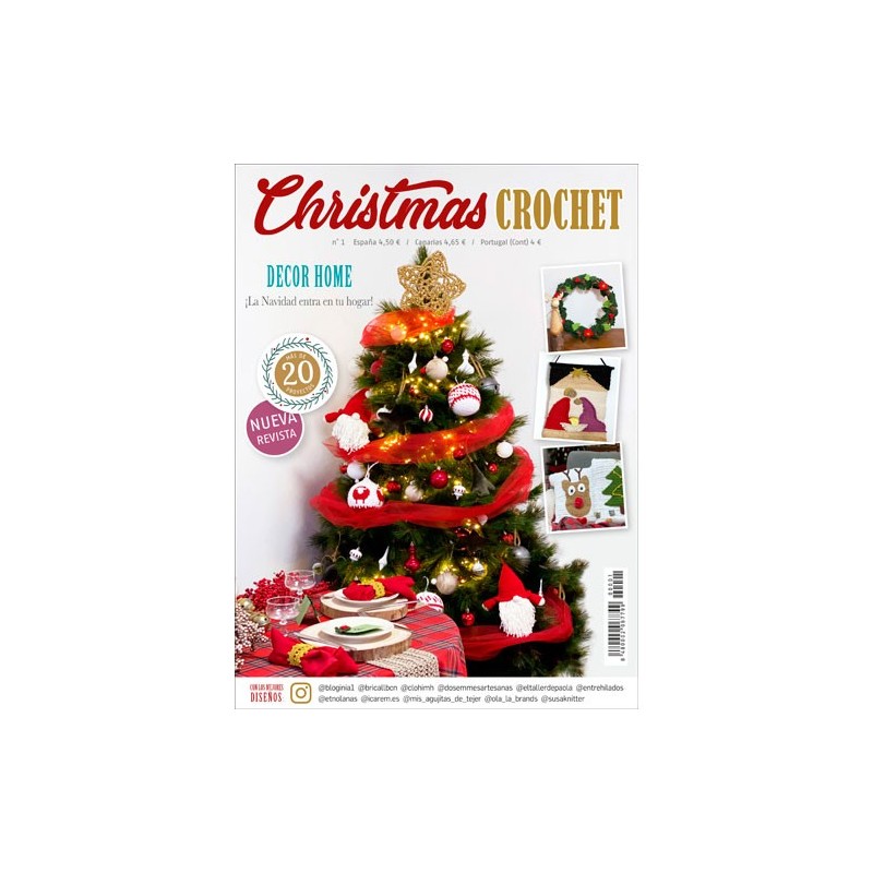 Revista crochet Christmas crochet - decor home nº 1