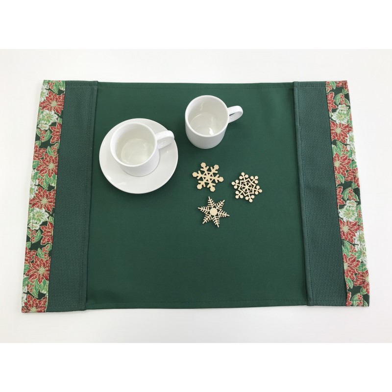 Individual punto de cruz Navidad