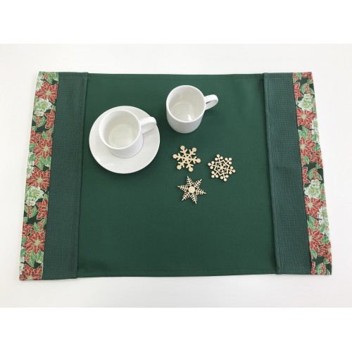 Individual punto de cruz Navidad