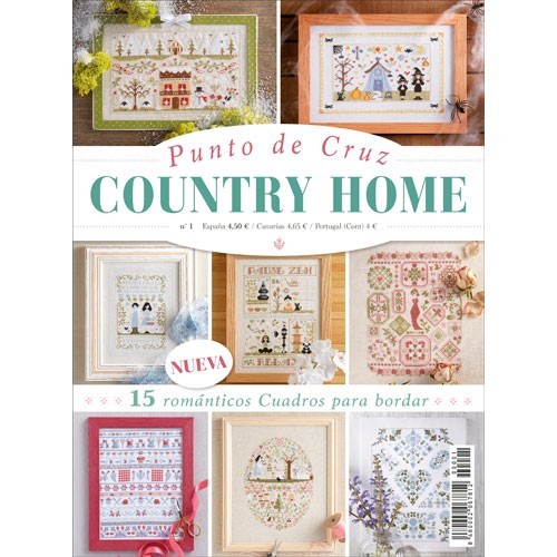 Revista de Punto de Cruz Country Home nº 1