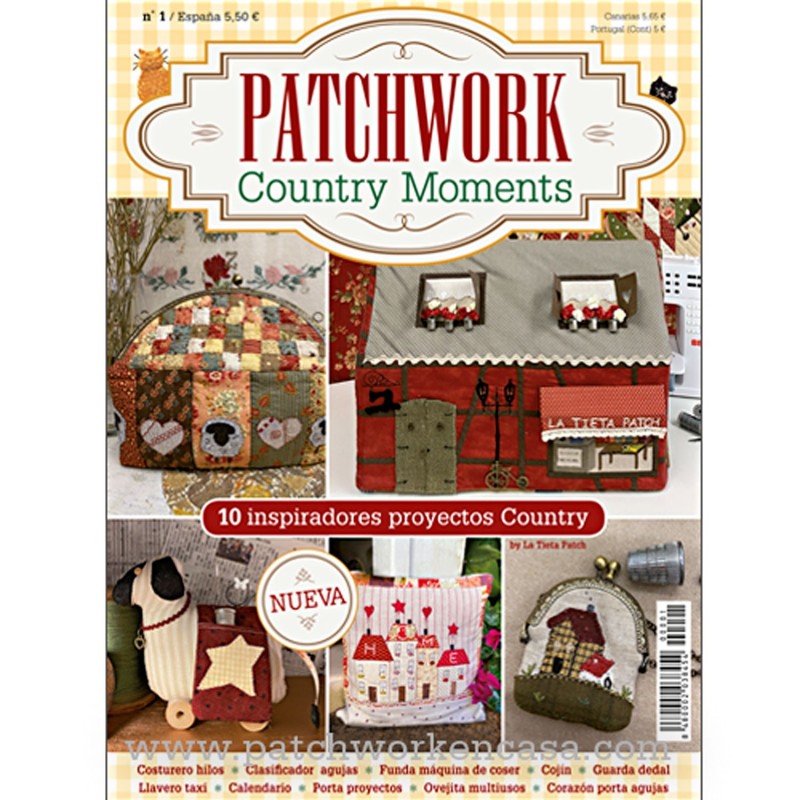 Revista Patchwork Country Moments nº 1