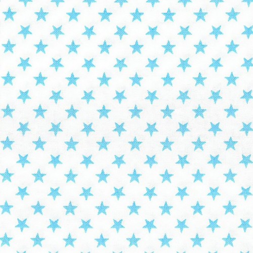 Tela petite basics estrellas azules