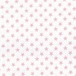 Telas petit basic estrellas rosa