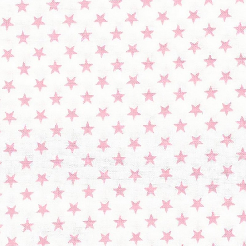 Telas petit basic estrellas rosa