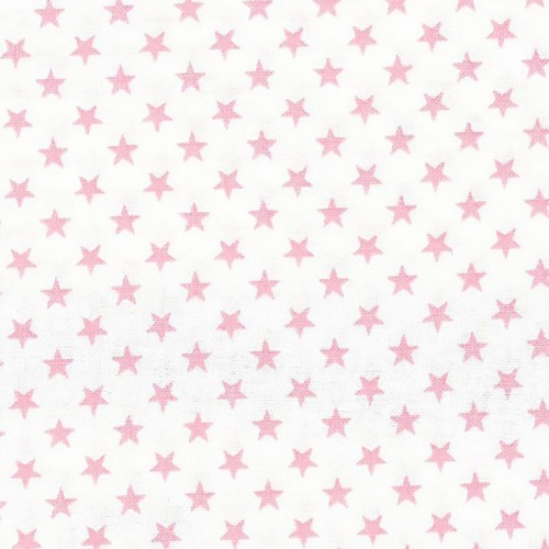 Telas petit basic estrellas rosa