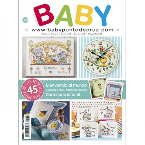 Revista punto de cruz BABY nº 138