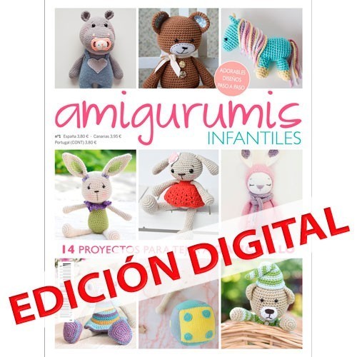 Revista tricot Amigurumis infantiles nº1 Digital