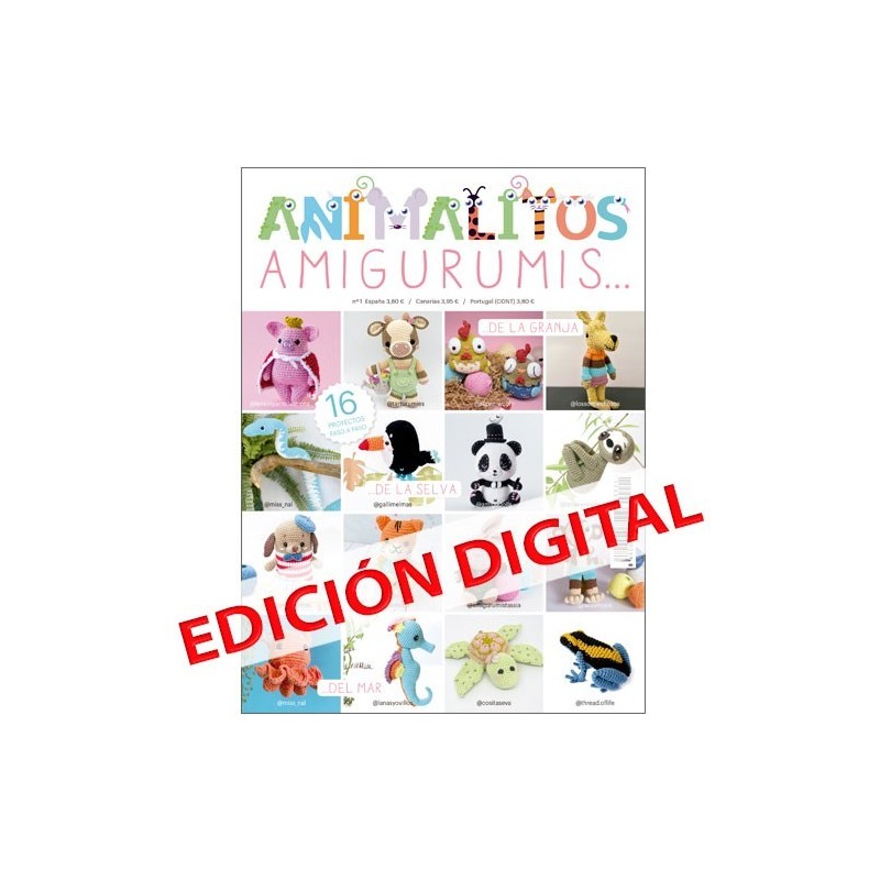 ANIMALITOS AMIGURUMIS Nº 1 digital