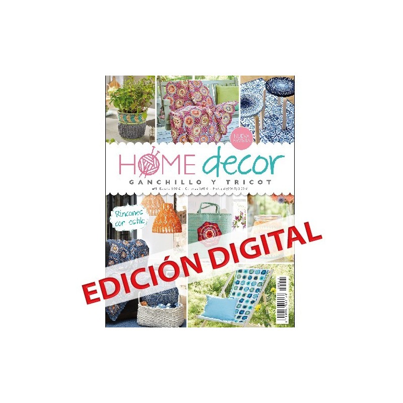 Revista tricot Home Decor nº 1 - Hogares con estilo Digital