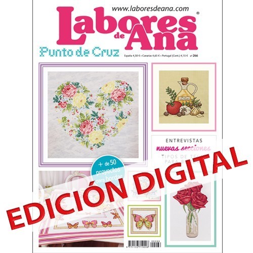 Revista punto de cruz Las Labores de Ana º 266 digital