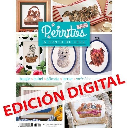 Revista punto de cruz PERRITOS  Nº 1 digital