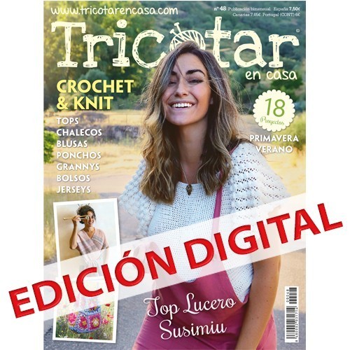 Revista Tricotar en Casa nº 48 Moda primavera verano Digital