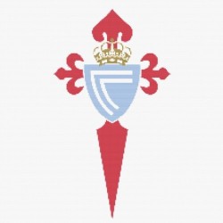 Patrón punto de cruz ESCUDO FÚTBOL  -  RC CELTA DE VIGO