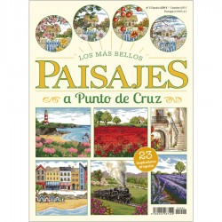 Revista  punto de cruz Paisajes nº 1