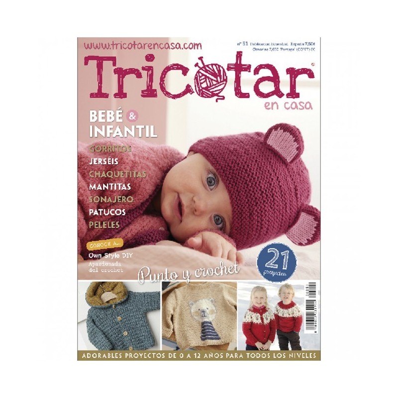 Revista Tricotar en Casa nº 51 - Especial bebé e infantil