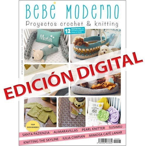 Revista tricot Bebe moderno nº 1 - Crochet & knitting Digital