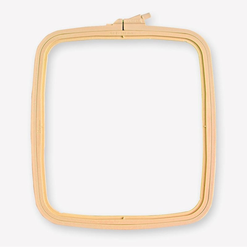 BASTIDOR CUADRADO DE PLÁSTICO BEIGE