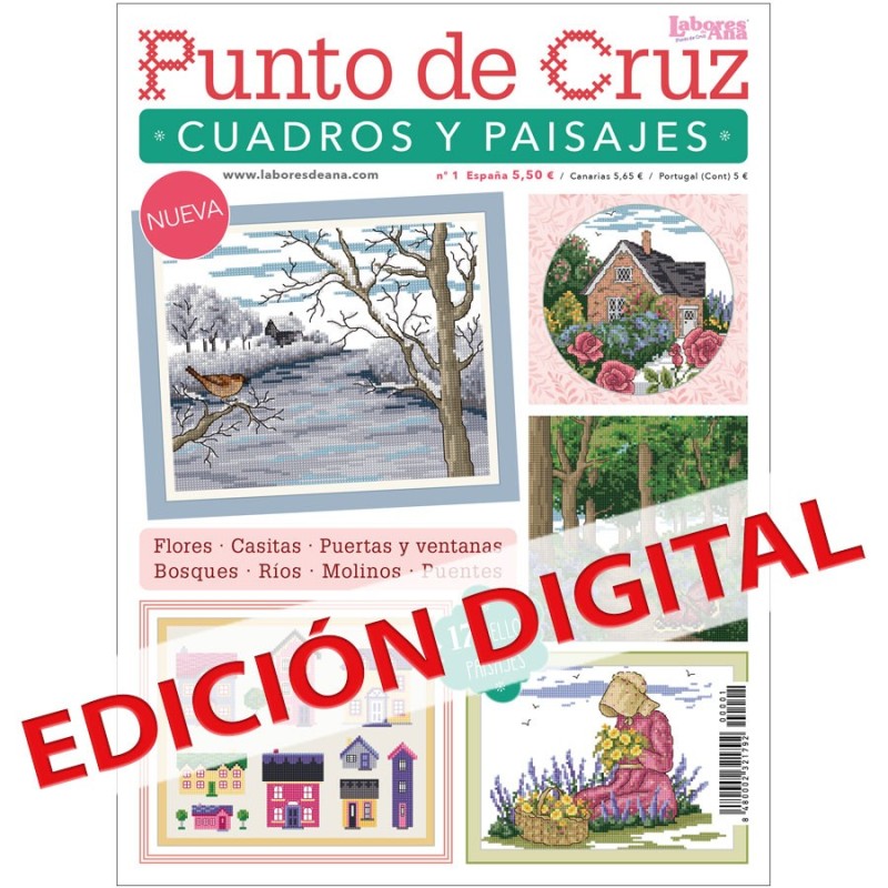 Revista Punto de Cruz Cuadros y Paisajes nº 1 Digital