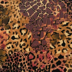 Tela multi piel Leopardo