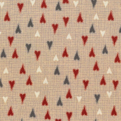 Tela Scandinavian Christmas beige oscuro