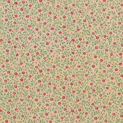 Tela Petite Fleurs florecitas rosa-beige