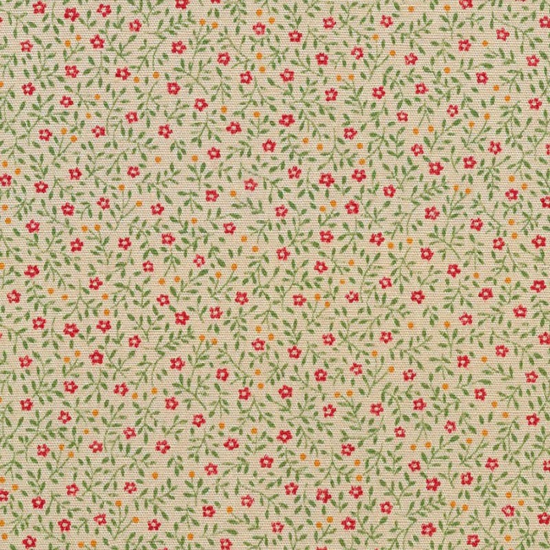 Tela Petite Fleurs florecitas rosa-beige