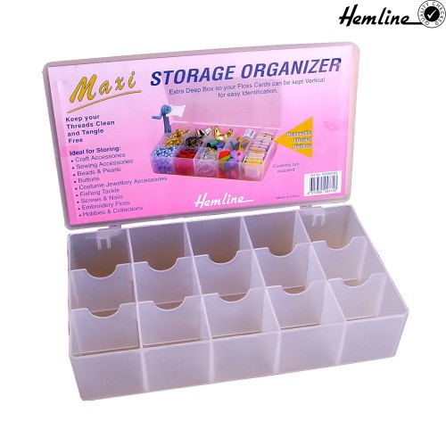 Caja organizadora de hilos XL