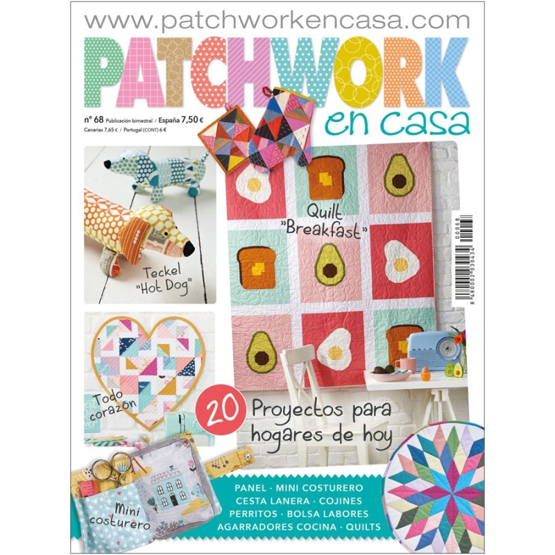 Revista Patchwork en Casa nº 68  Costura creativa