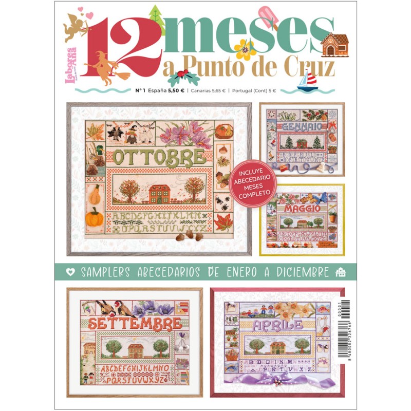 Revista 12 Meses a Punto de Cruz