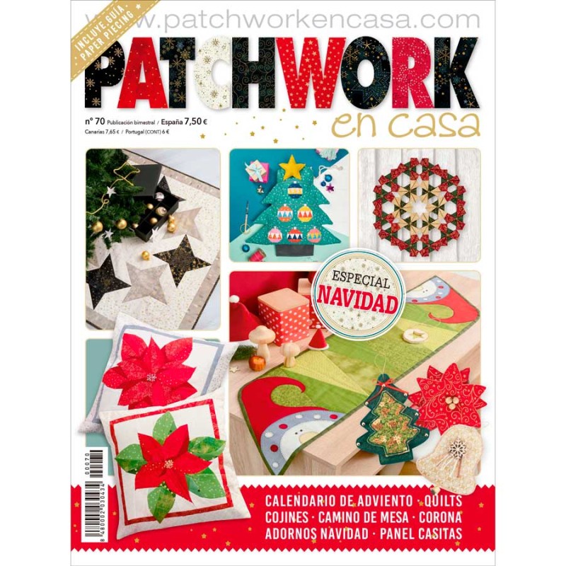 Revista Patchwork en casa nº 70 Especial Navidad