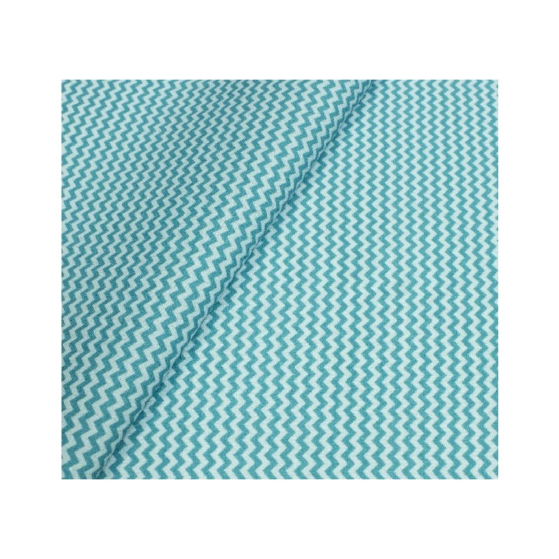 Tela Turquoise ZigZag