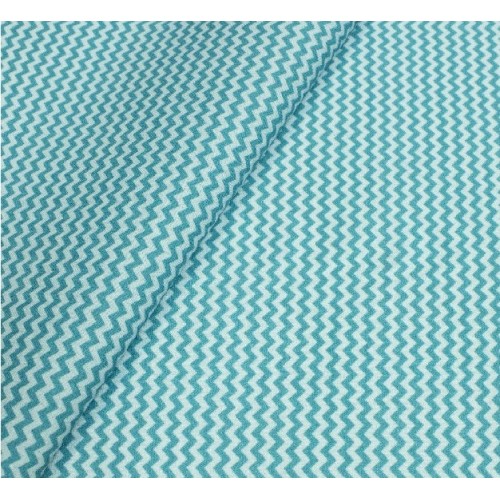 Tela Turquoise ZigZag