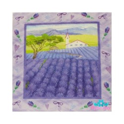 Panel tela Lavender Field