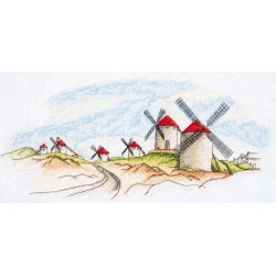 Kit punto de cruz Windmills