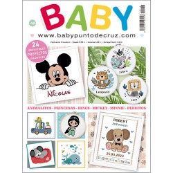 Revista Punto de cruz Baby nº 146 -Mickey y Minnie