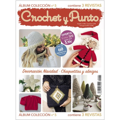 Álbum colección revistas Crochet y Punto nº 5