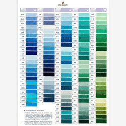 Carta de colores DMC- incluye 35 nuevos colores