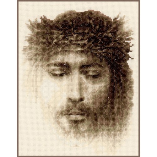 Kit punto de cruz Retrato de Cristo