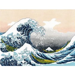 Kit Punto de cruz La gran ola de Hokusai