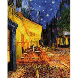 Kit Punto de cruz Café en la noche - Van Gogh