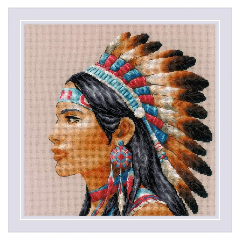 Kit punto de cruz Mujeres maravillosas, América.