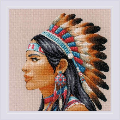 Kit punto de cruz Mujeres maravillosas, América.