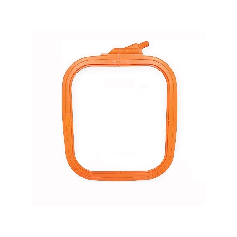 Bastidor cuadrado de plástico naranja