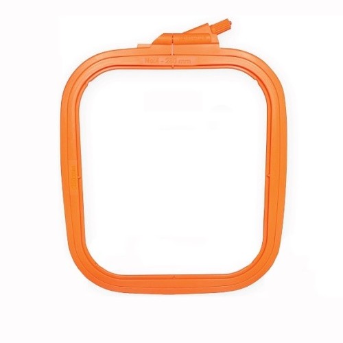 Bastidor cuadrado de plástico naranja