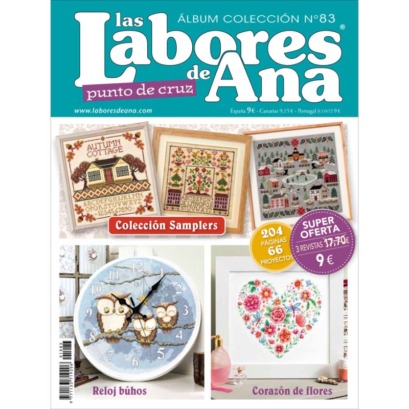 Punto de cruz Álbum revistas Las Labores de Ana nº 83