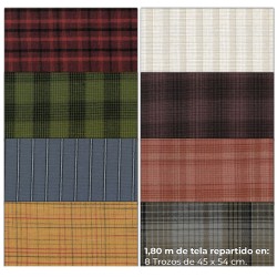 Pack Fat Quarters Yarn Dyes 1