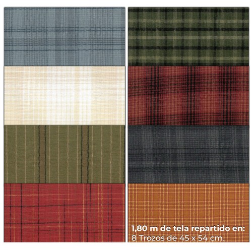 Pack Fat Quarters Yarn Dyes 2